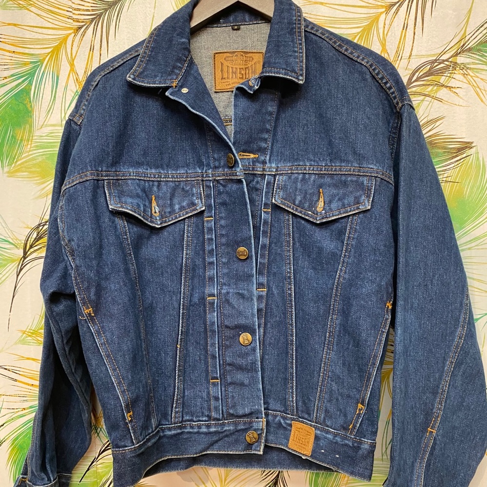 Vintage Linson Pleated Jean Jacket